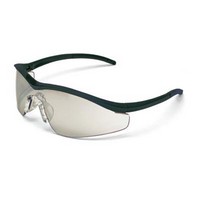 Crews Safety Products T1119AF Crews Triwear Nylon Safety Glasses With Onyx Frame, Clear Polycarbonate Duramass AF4 Anti-Scratch
